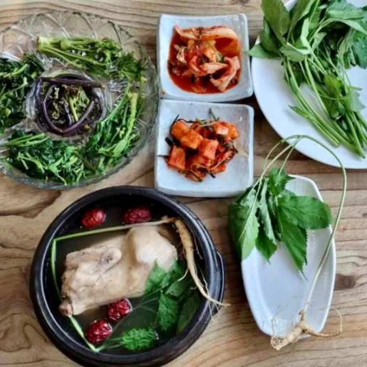 야생산삼 삼계탕